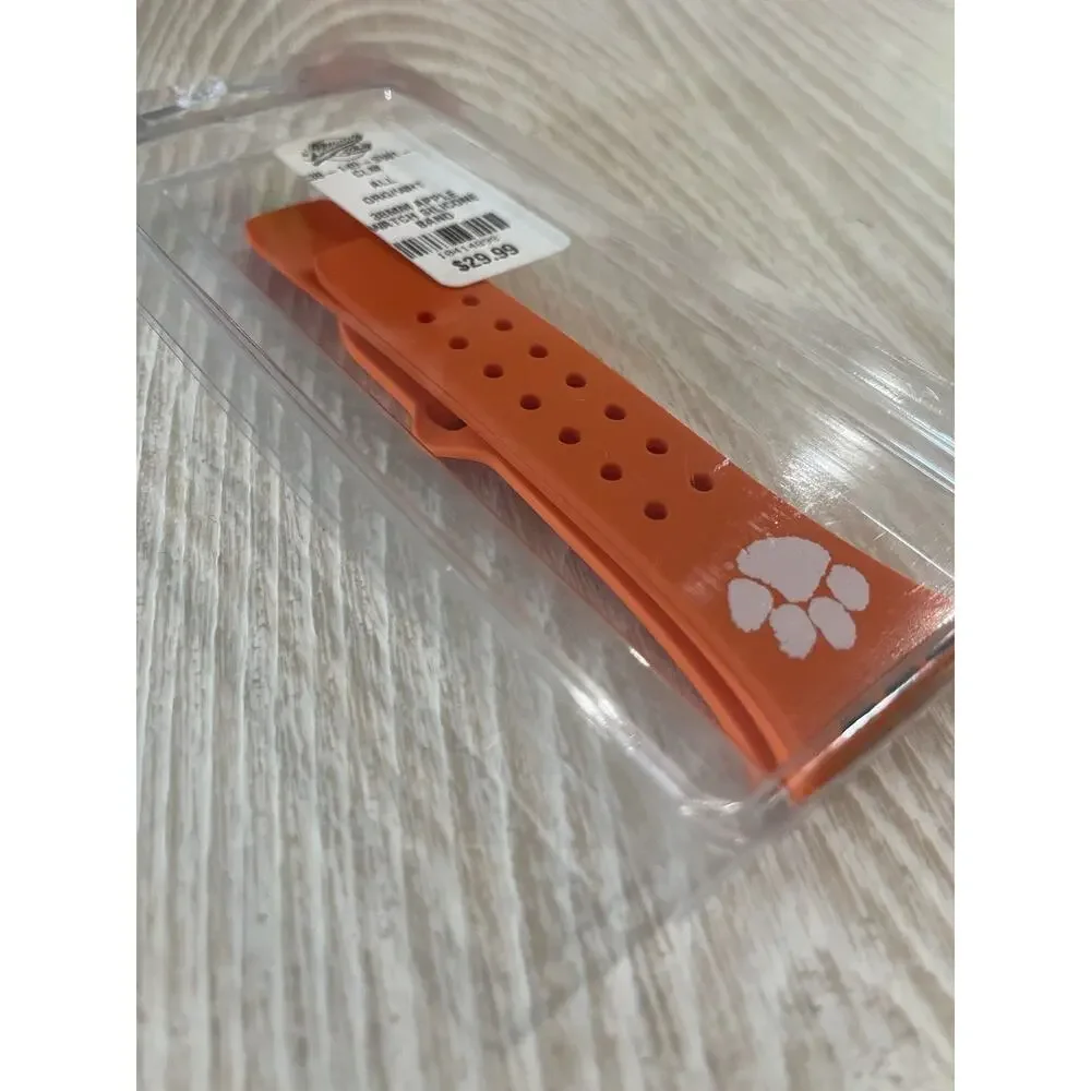 NEW Clemson Tigers Iconic Edition HD Watch Band for Apple Watch 38mm 40mm 41mm